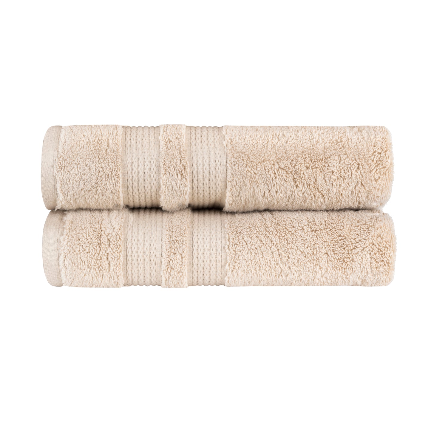 BETHANY 2 PIECE BATH TOWEL SET: THE UTMOST LUXURY ZERO TWIST SOLID