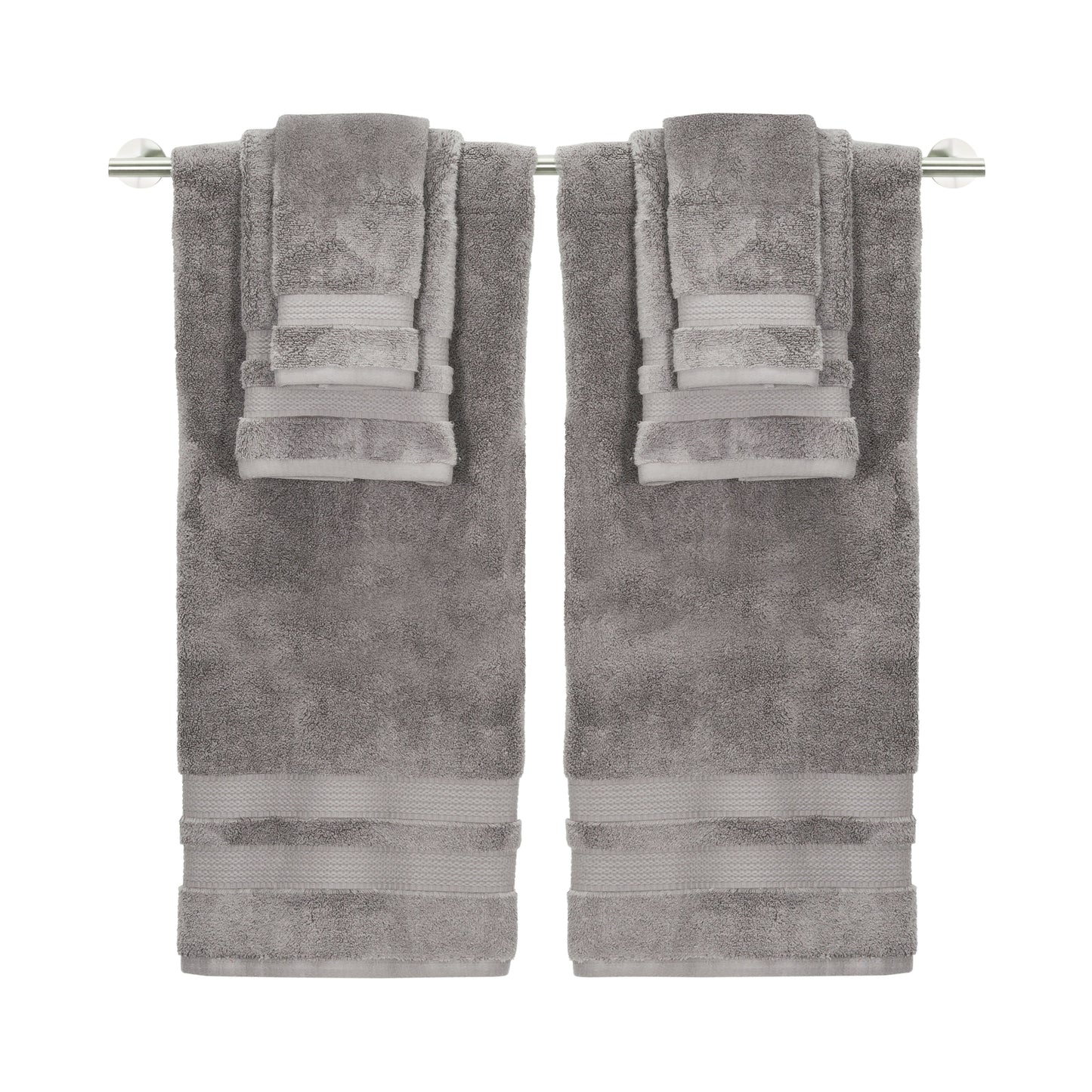 BETHANY 6-PIECE TOWEL SET: THE UTMOST LUXURY ZERO TWIST SOLID