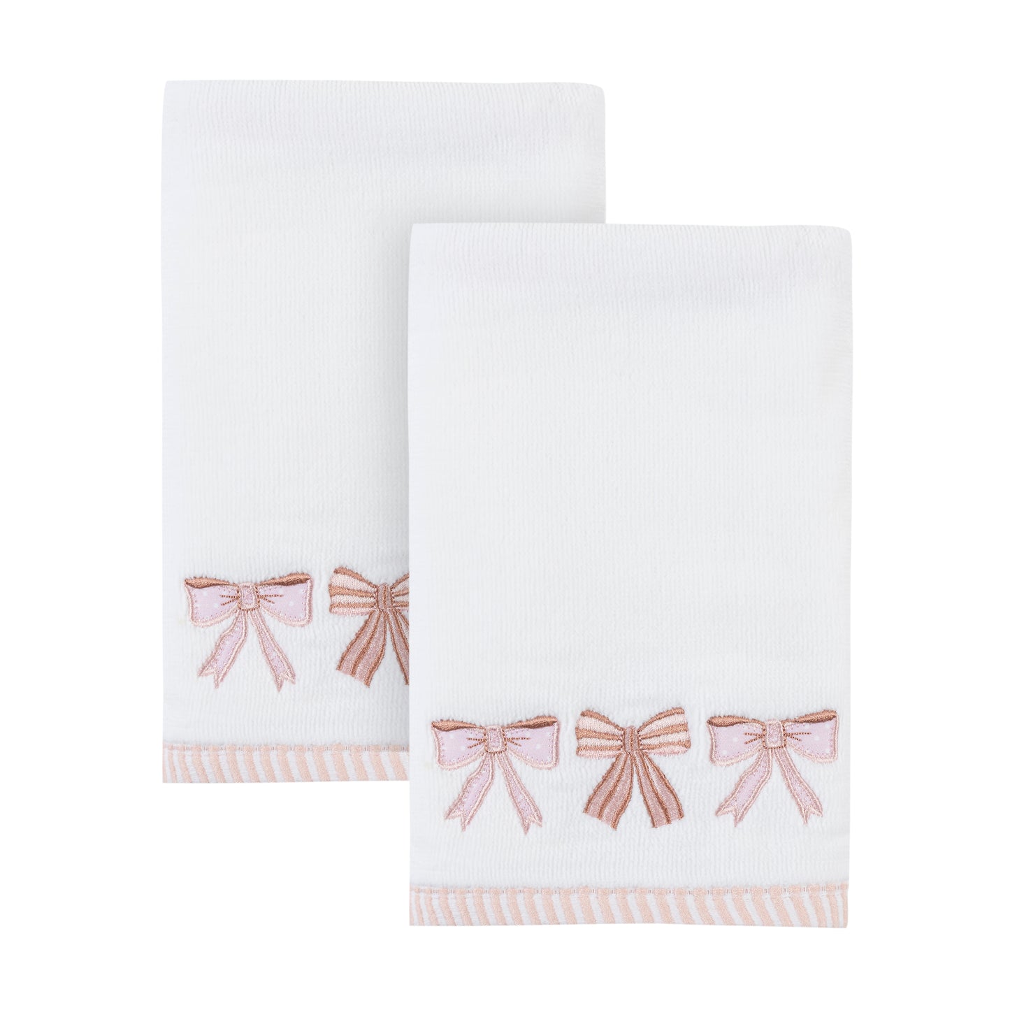 Bows 2-Piece Hand Towel Set