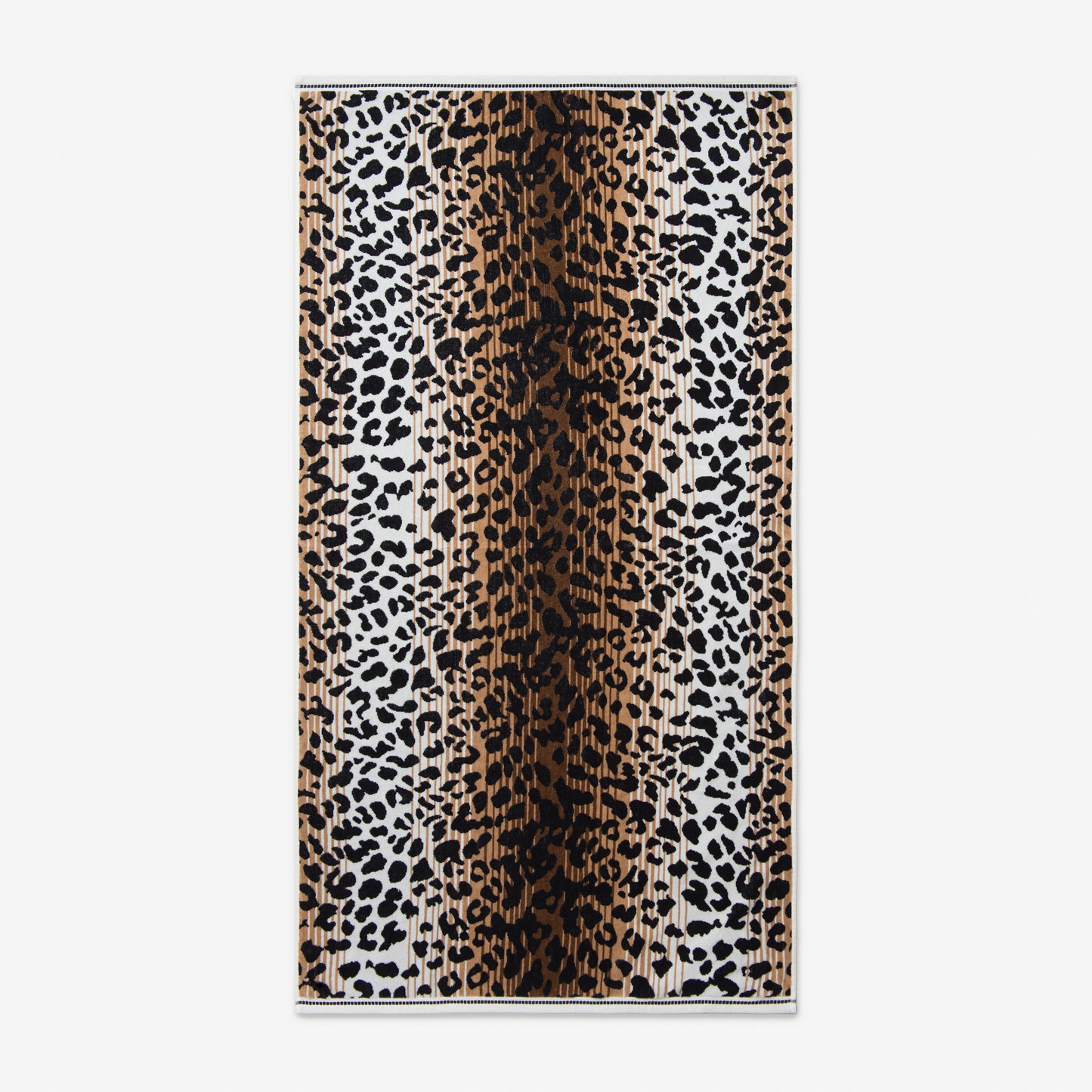 Leopard Coast Ivory Praline Beach Towel