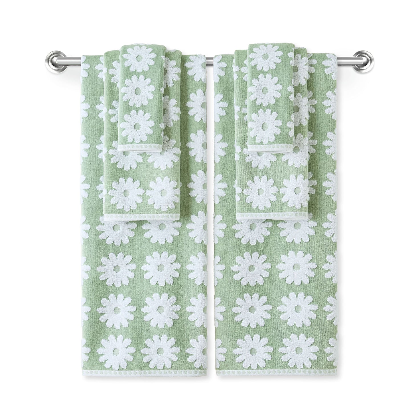 Daisy Field 6-Piece Towel Set