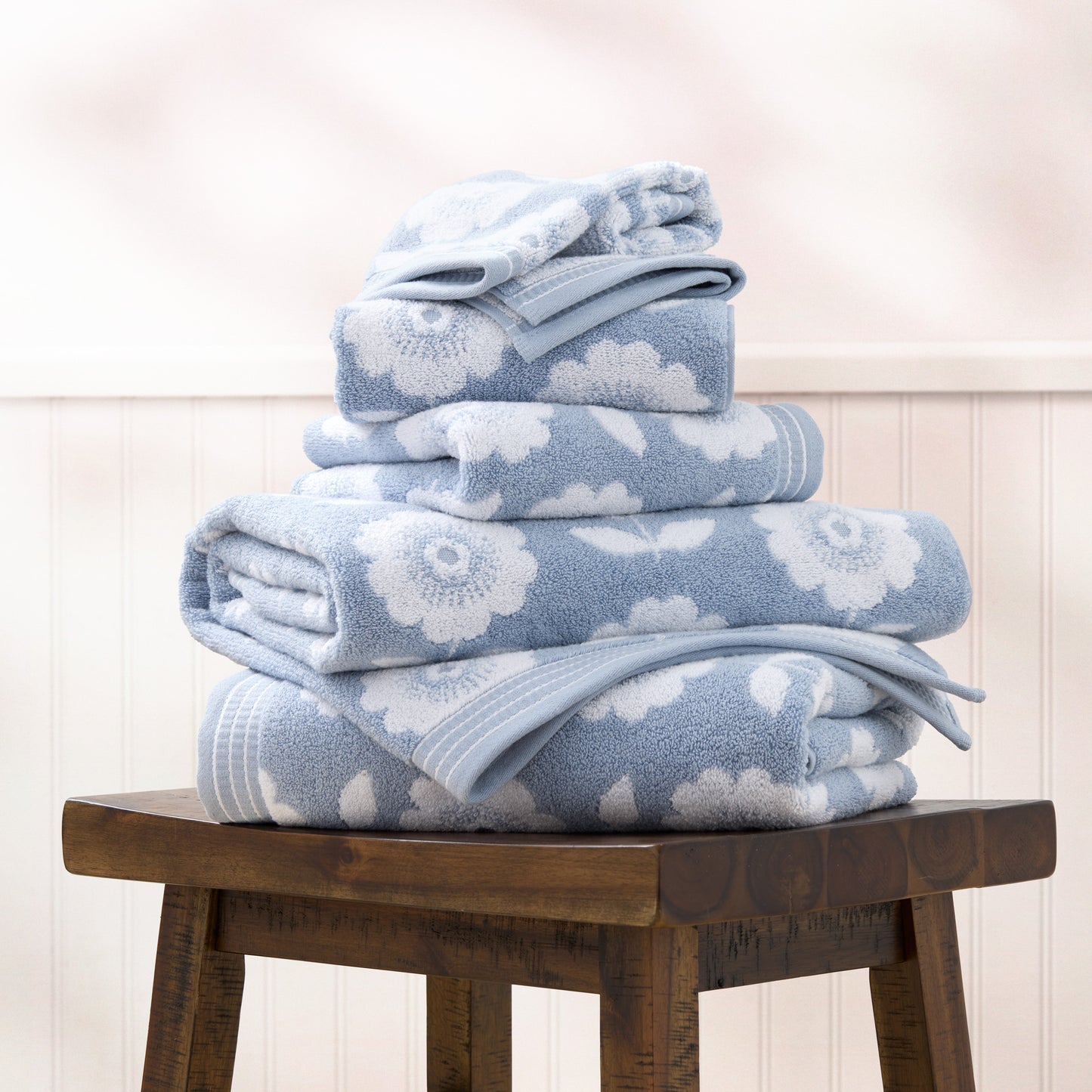 FLOWER FIELD 6 PIECE TOWEL SET