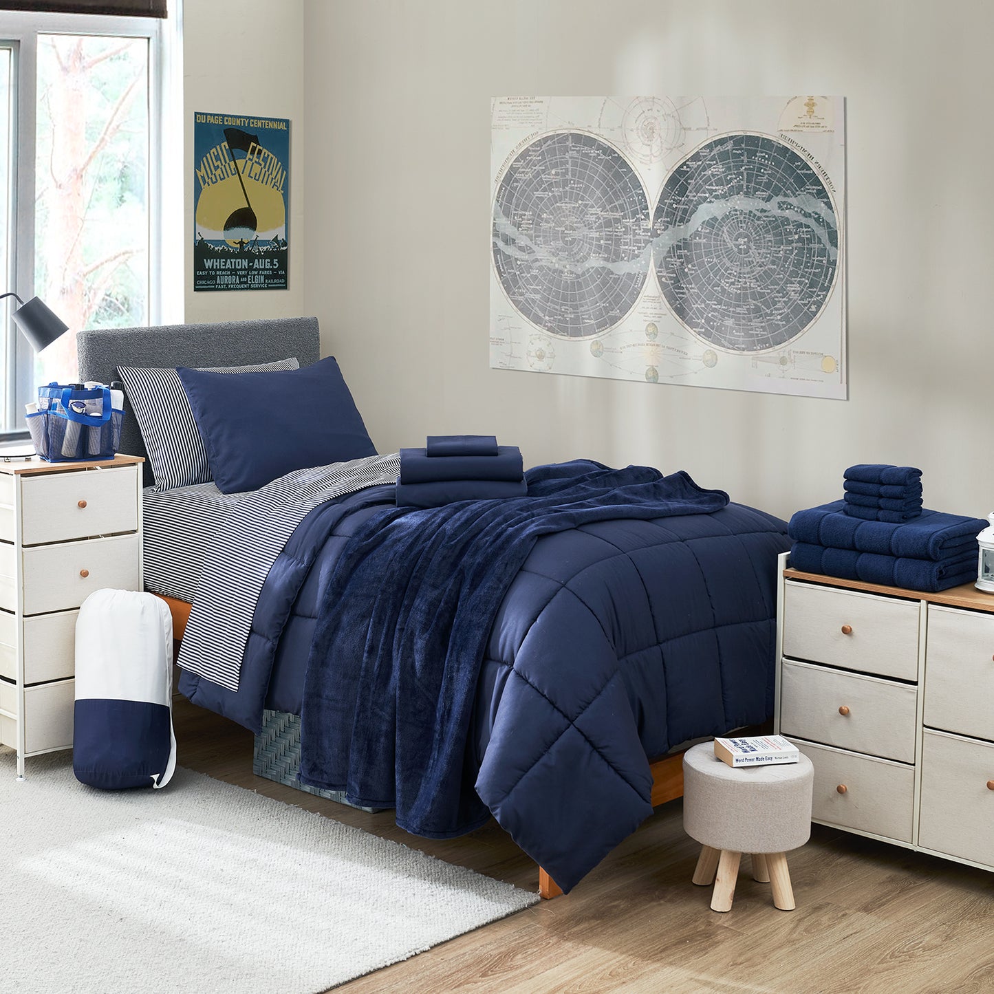 Kids Room Starter Set - Bed and Bath