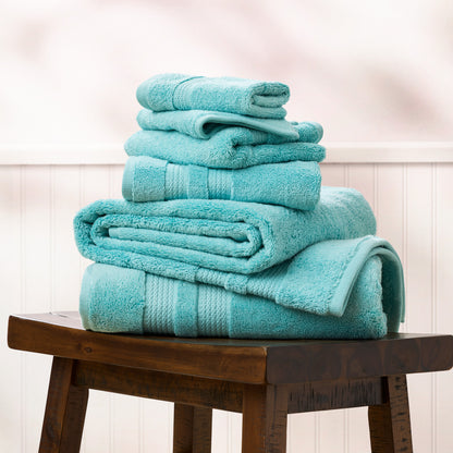 Bethany 6-Piece Towel Set: Premium Zero Twist Solid