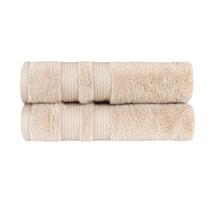 Bethany 2 Piece Bath Towel Set: The Utmost Luxury Zero Twist Solid