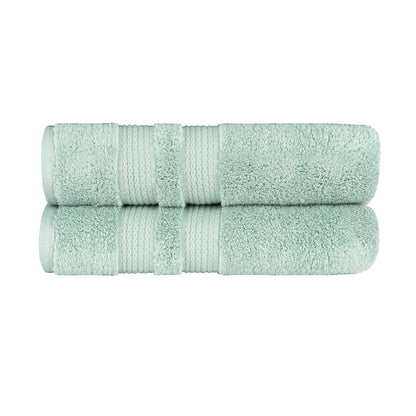 Bethany 2 Piece Bath Towel Set: The Utmost Luxury Zero Twist Solid