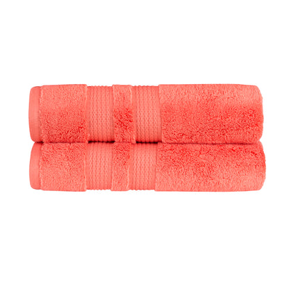 Bethany 2 Piece Bath Towel Set: The Utmost Luxury Zero Twist Solid