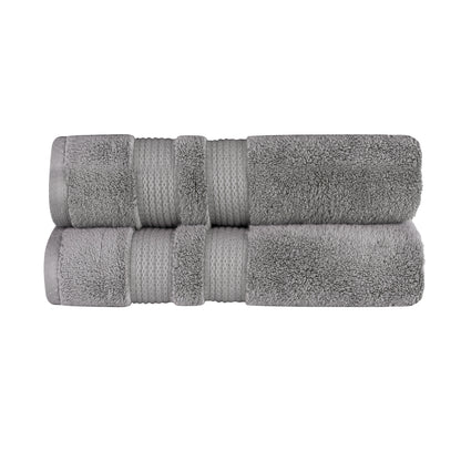 Bethany 2 Piece Bath Towel Set: The Utmost Luxury Zero Twist Solid