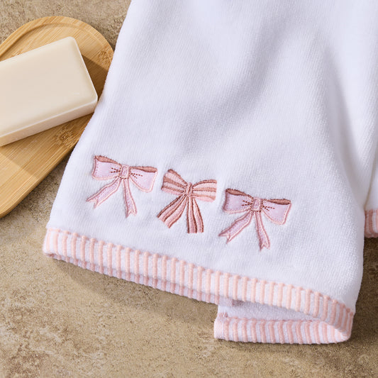 Bows 2-Piece Hand Towel Set