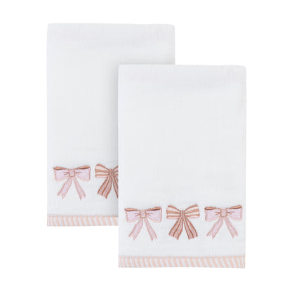 Bows 2-Piece Hand Towel Set