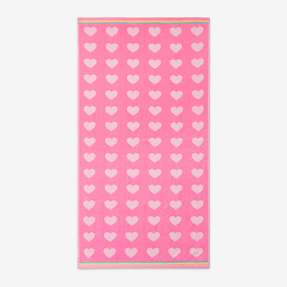 Dream Hearts Barbie Pink Kids Beach Towel