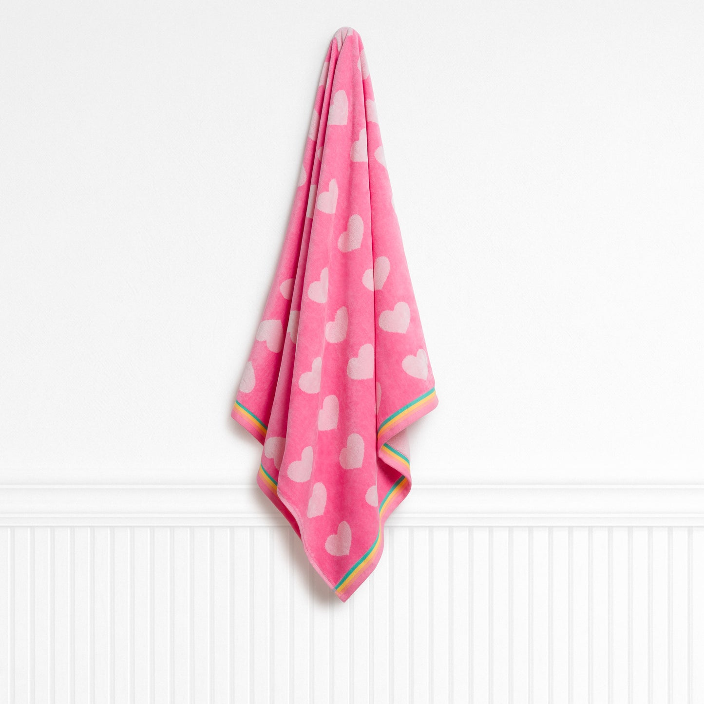 Dream Hearts Barbie Pink Kids Beach Towel