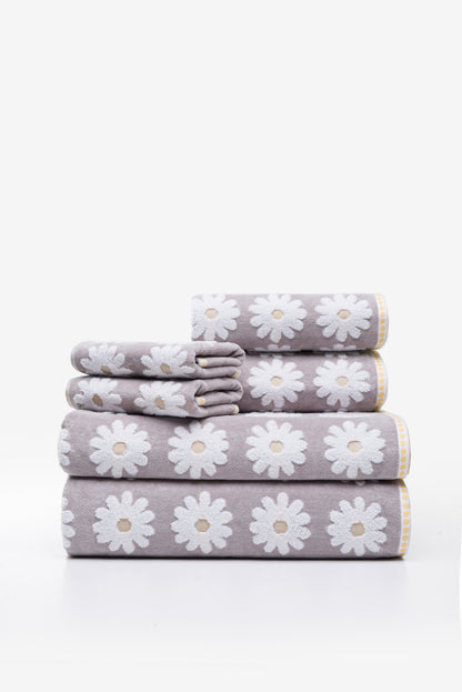 Daisy Field 6-Piece Towel Set