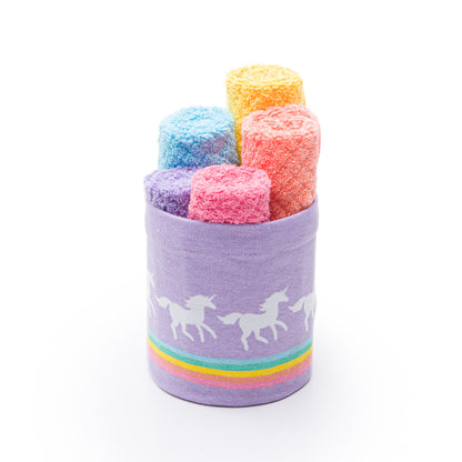 Unicorn Kids Towel Set — Very Violet