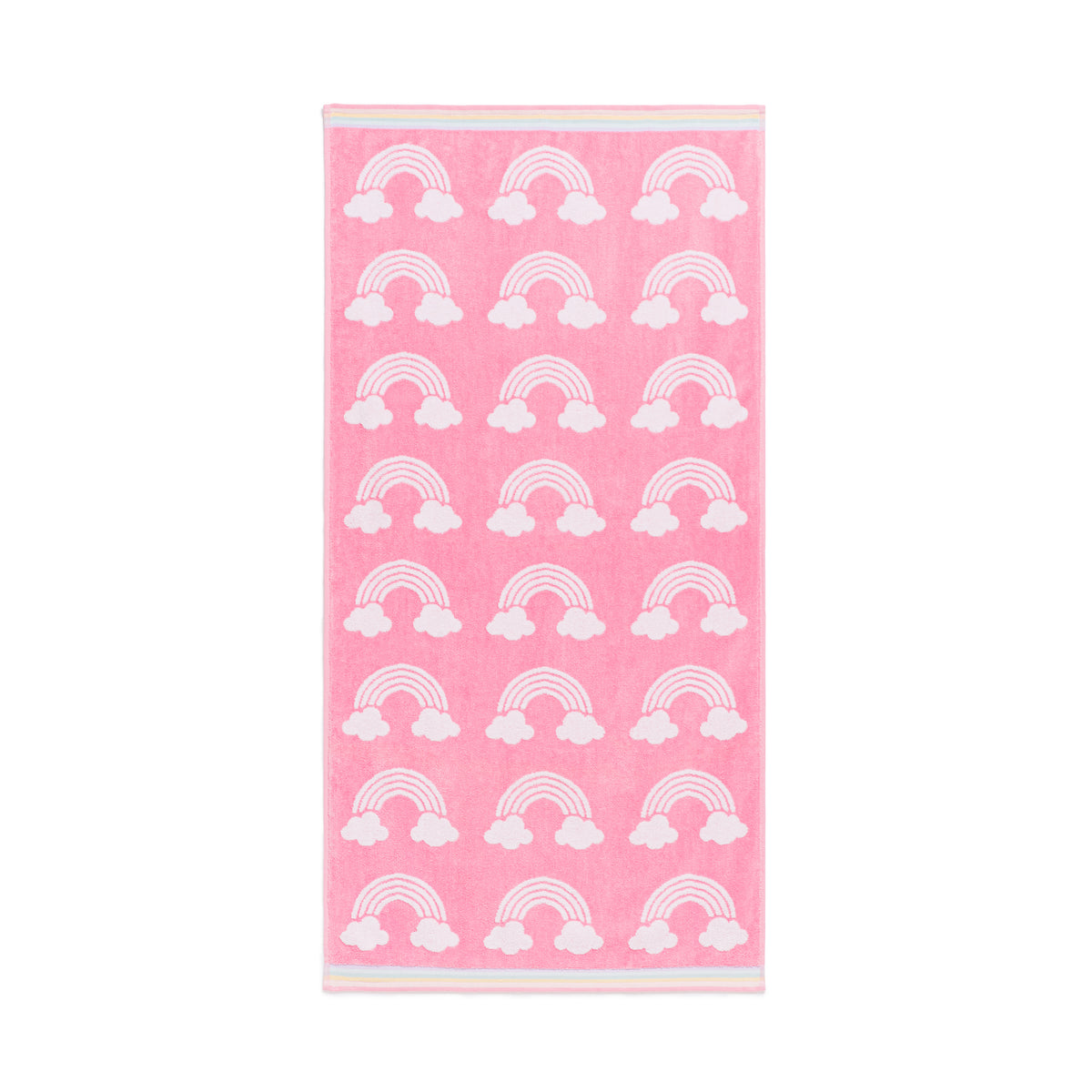 Rainbow Kids Towel Set — Pink