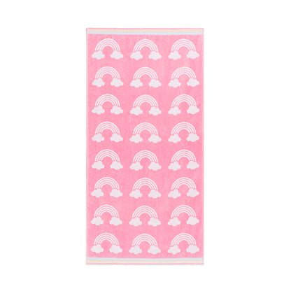 Rainbow Kids Towel Set — Pink