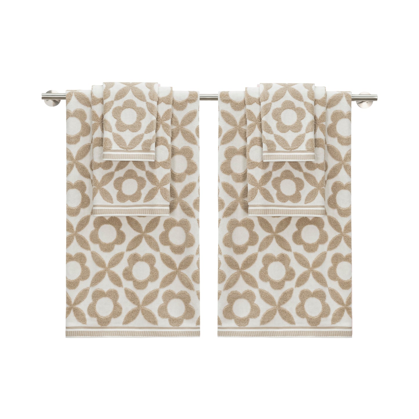 Daisy Geo 6-Piece Towel Set