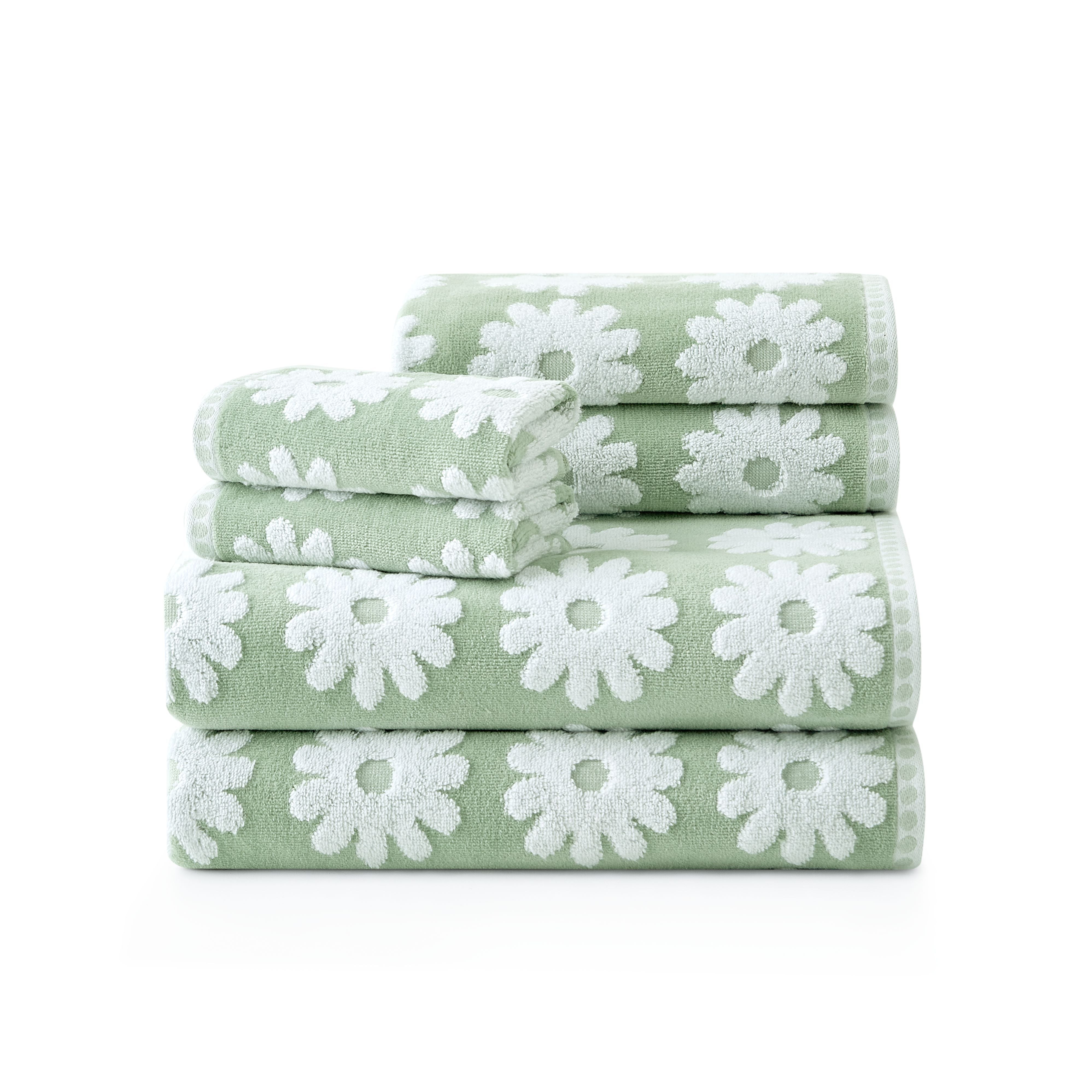 Caro Home Daisy Field Towel - Thumbnail 2