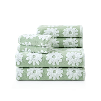 Daisy Field 6-Piece Towel Set