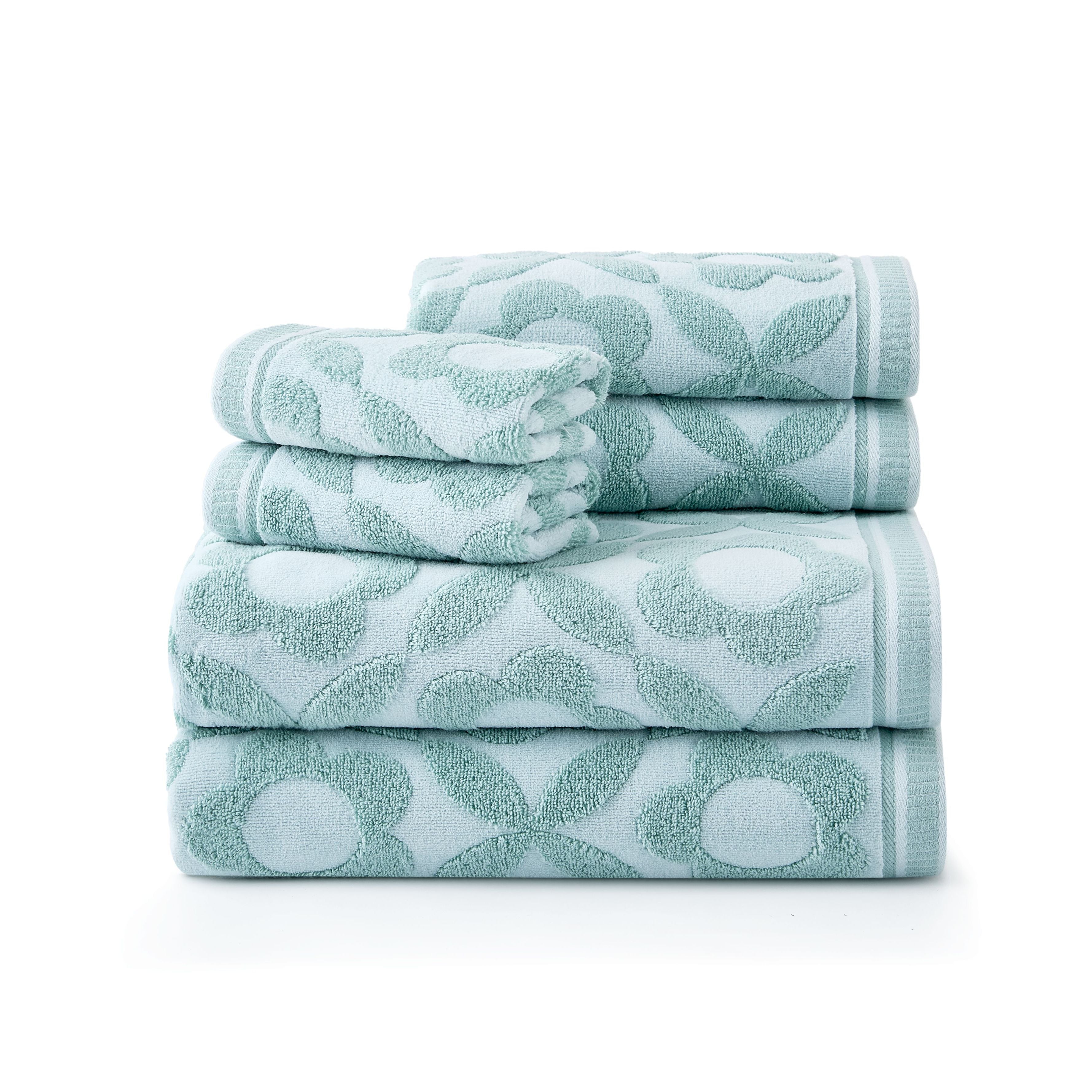 Caro Home Daisy Geo Towel - Thumbnail 5