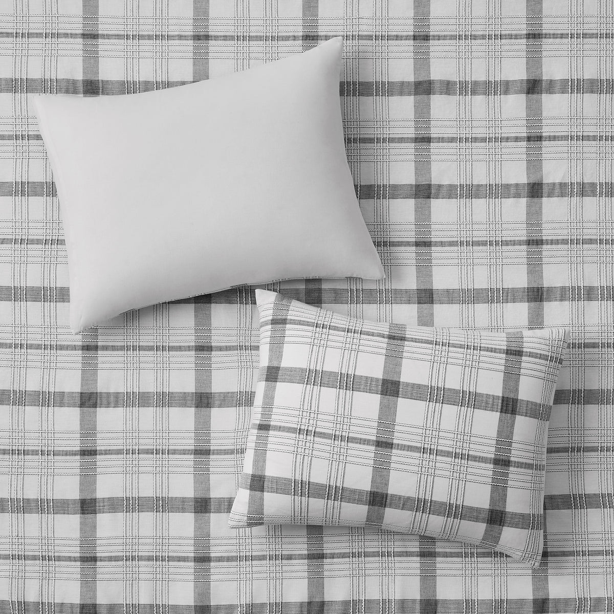 Emilie 100% Cotton Plaid Comforter Set