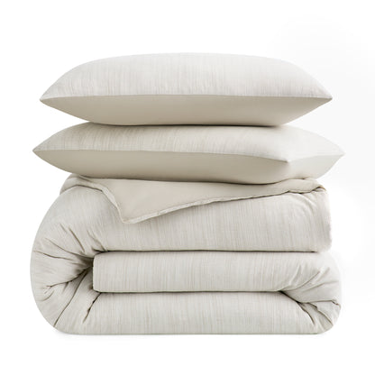 Mallory 100% Cotton Pinstripe Comforter Set