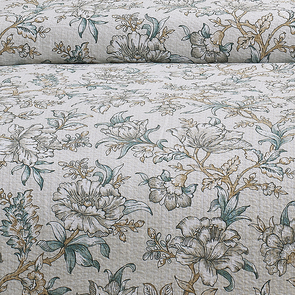 Margaret 100% Cotton Floral Comforter Set