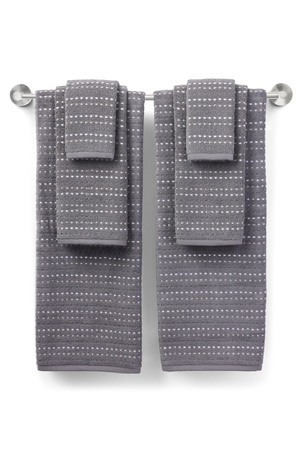 CARO Home: Parsnip Zero Twist 6-Piece Towel Set: The Architectural