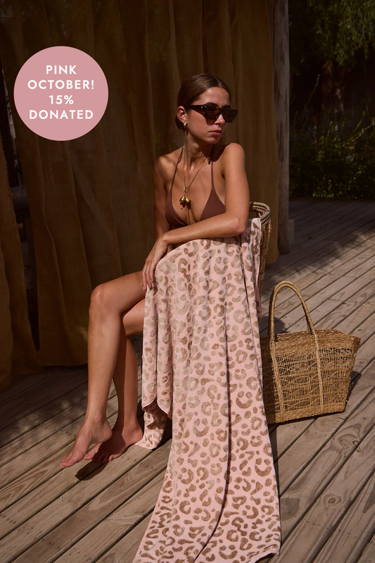 Leopard Beach Towel