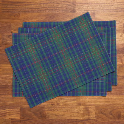 Stitch Plaid Holiday Placemats Set of 4