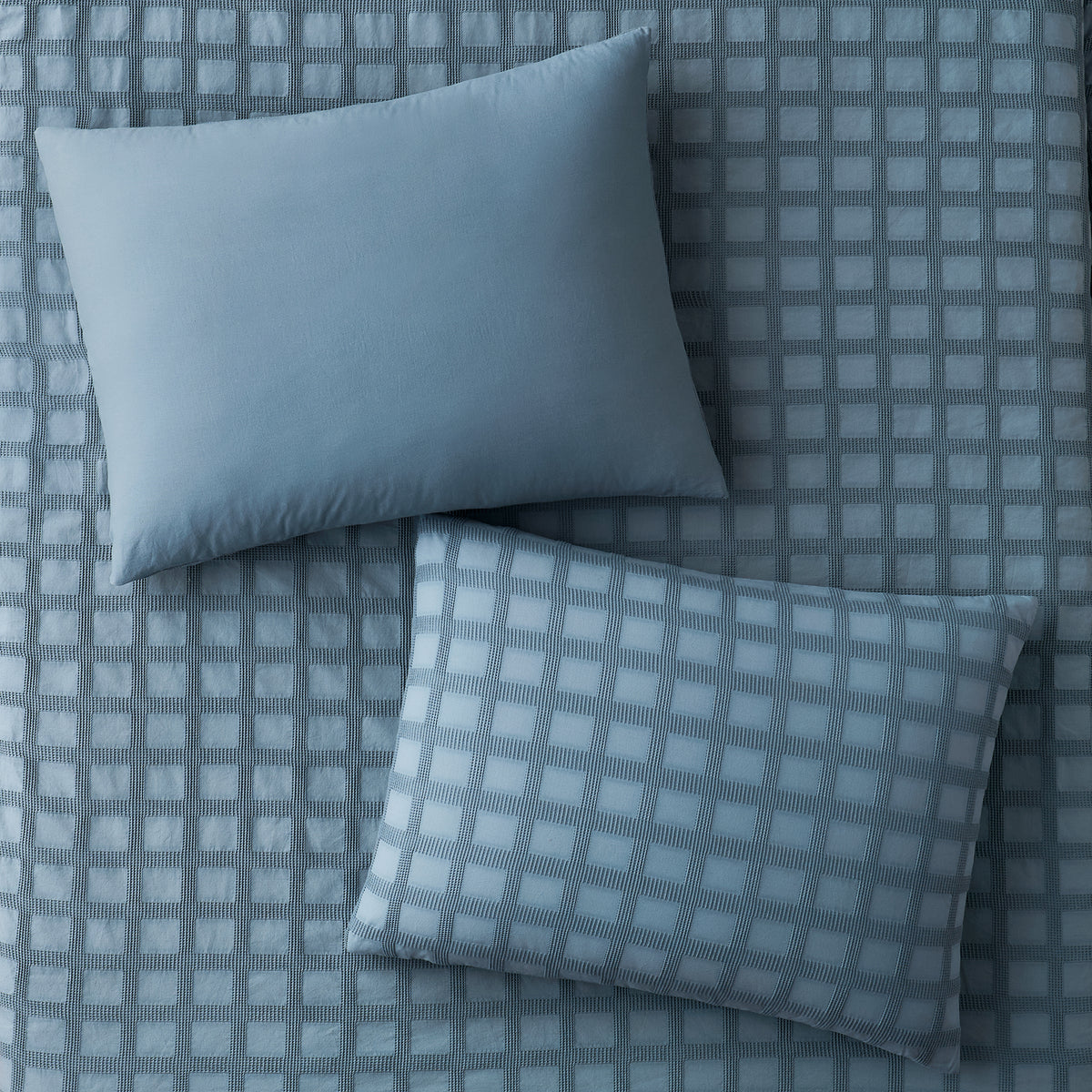 Whitley 100% Cotton Seersucker Comforter Set