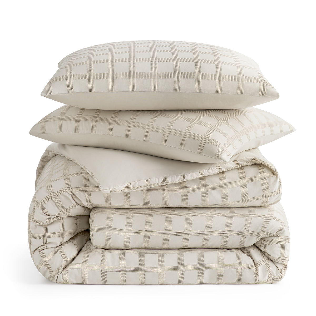 Whitley 100% Cotton Seersucker Comforter Set