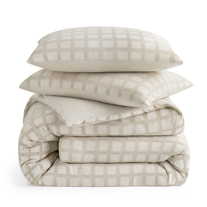 Whitley 100% Cotton Seersucker Comforter Set