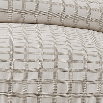 Whitley 100% Cotton Seersucker Comforter Set