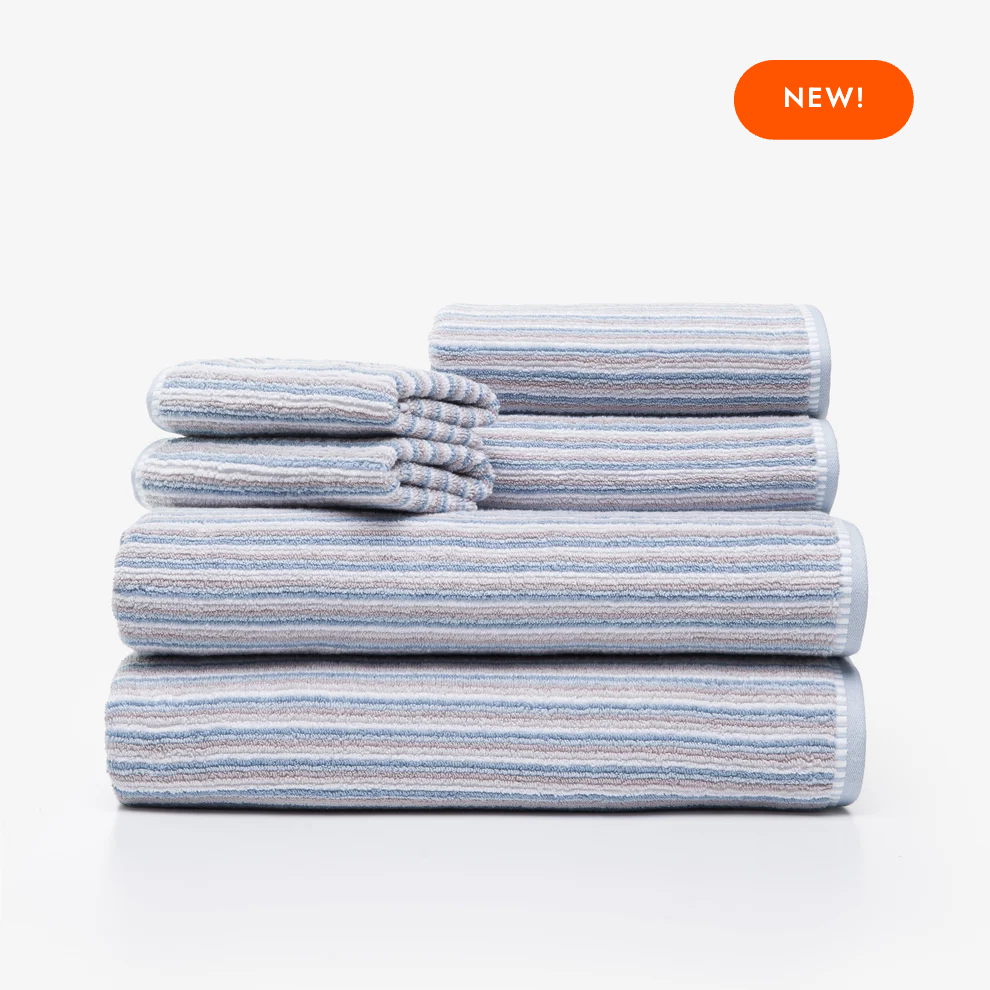 Darien Stripe ZT 6-piece Bath Towel Set