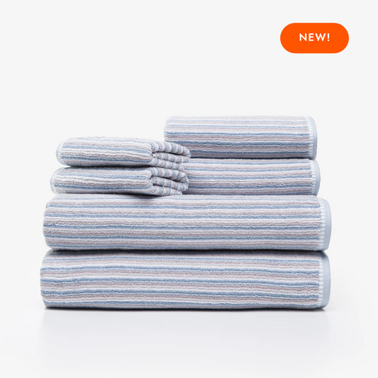 Darian Stripe ZT 6-piece Bath Towel Set