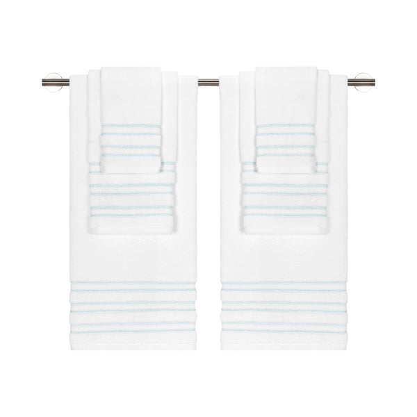 Marla Border 6-Piece Towel Set: The Trendy Towel