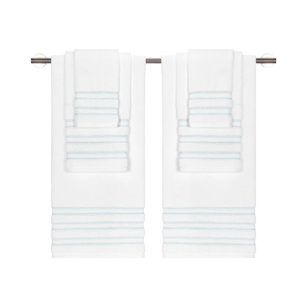 Marla Border 6-Piece Towel Set: The Trendy Towel