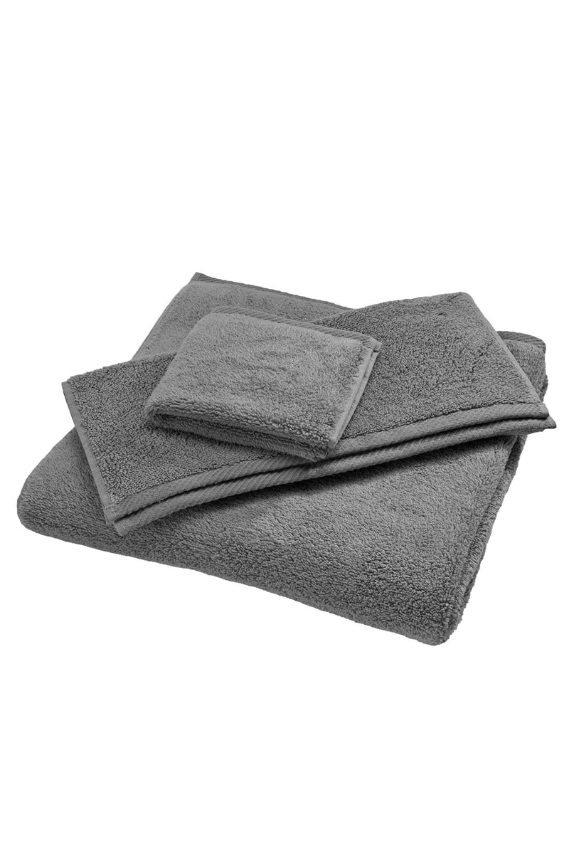 Super Soft Luxury Bath Towels - 4 Bath Towels Charcoal Gray - Solid 100% Cotton