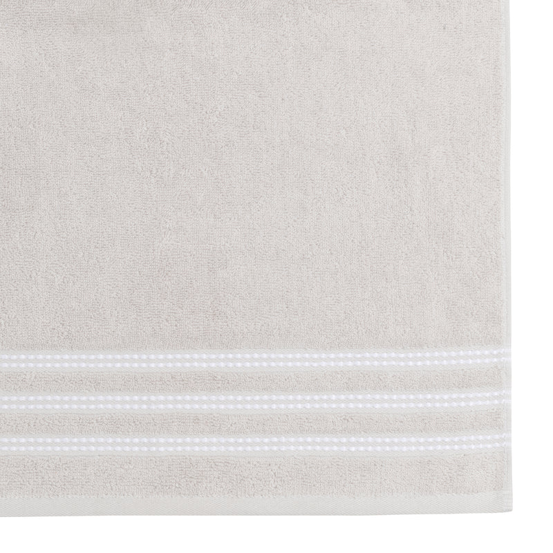 Caro Home Cotton Bolivia Bath Towel 2-piece Gray 30” x 58”